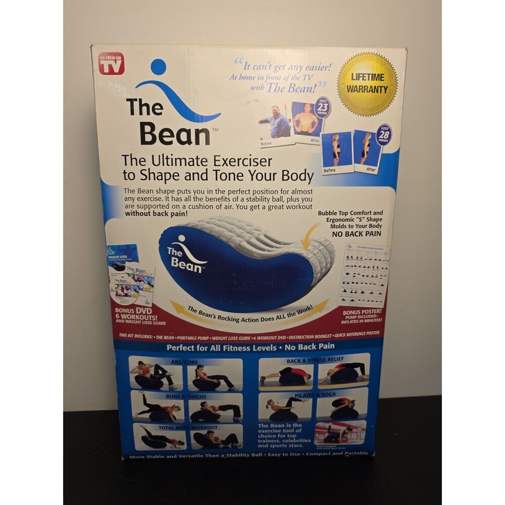 NEW The Bean Deluxe Ultimate Exerciser Ab Core Workout As Seen On TV NEVER USED